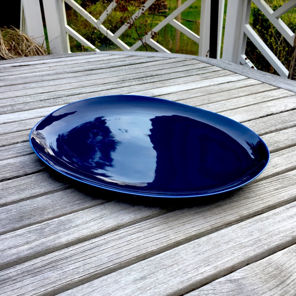 Diane Von Furstenberg/ DVF Cobalt Blue Platter